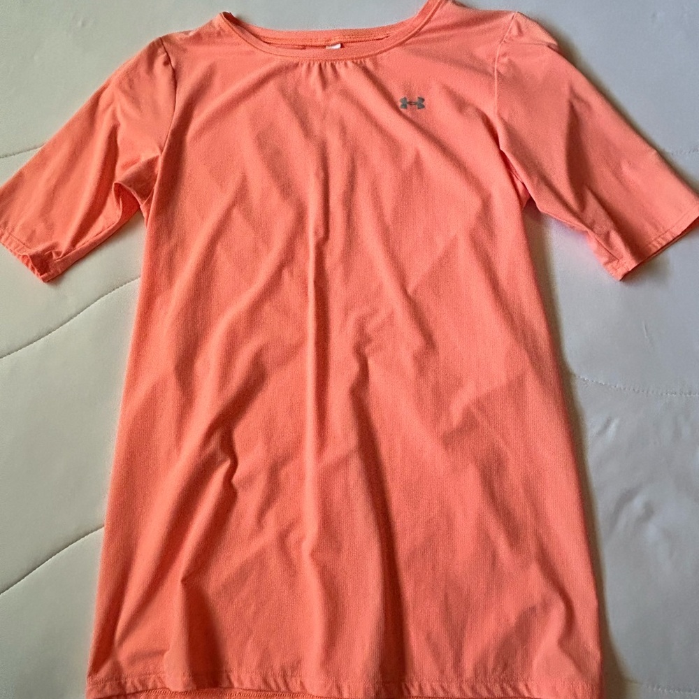Under Armour Kids Peach Short Sleeve Tee